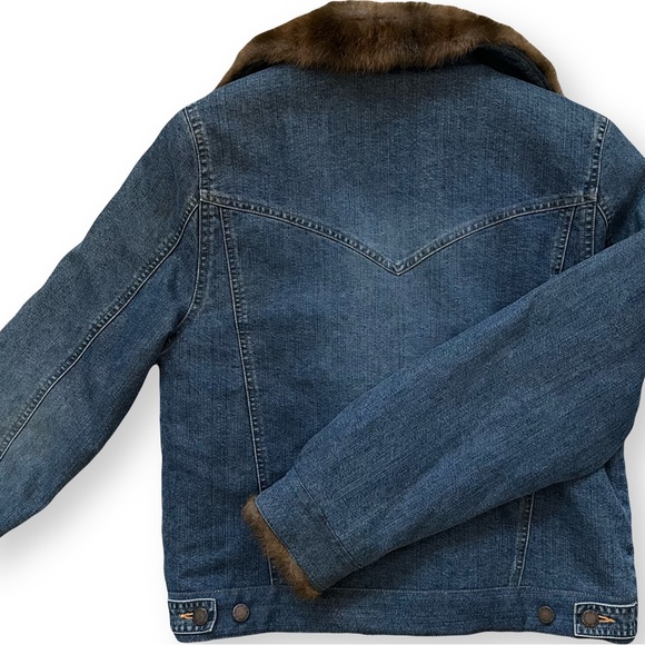Vintage Jean Jacket With Faux Fur Lining (St. Johns Bay) | Size S - Picture 4 of 8